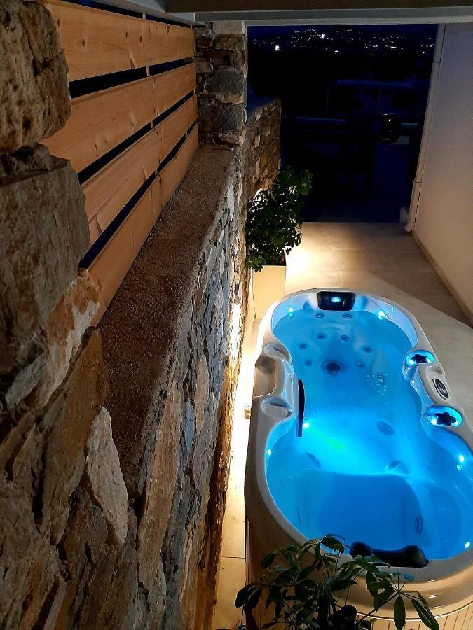 Blue View Villa Apartment #3 With Jacuzzi Parasporos Esterno foto